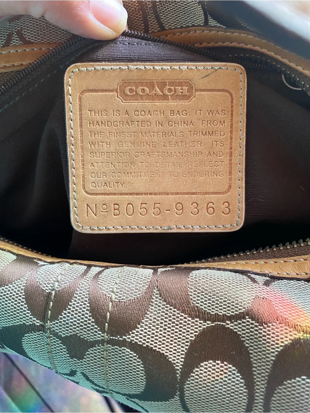 Coach East West Duffle shoulder bag
